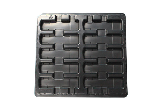 Thermoformed ABS Custom Black Plastic Blister Packs ESD PS Verpackungsplatte