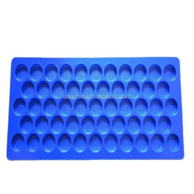Verschiedene blaue Verpackungsplatten für medizinische Geräte