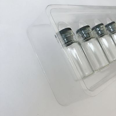 OEM/ODM Medizinische Kunststoffverpackungen Einsatzschacht für 2 ml Durchstechflasche 0,5 mm Dicke