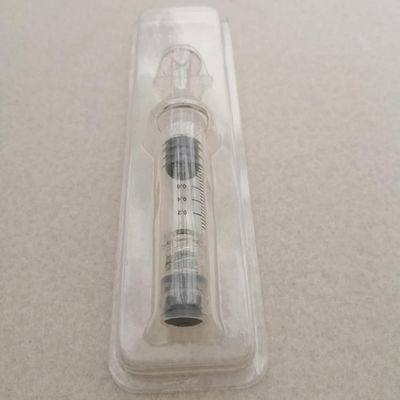 Blisterverpackung für Medizinprodukte PET-PVC-Clamshell für 1, 0 ml Spritze Prozessart