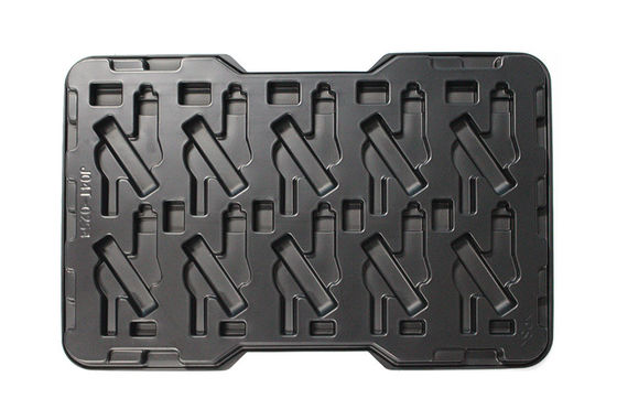 Thermoformed Teile Antistatische ESD Blister Tray Schwarzer Kunststoff
